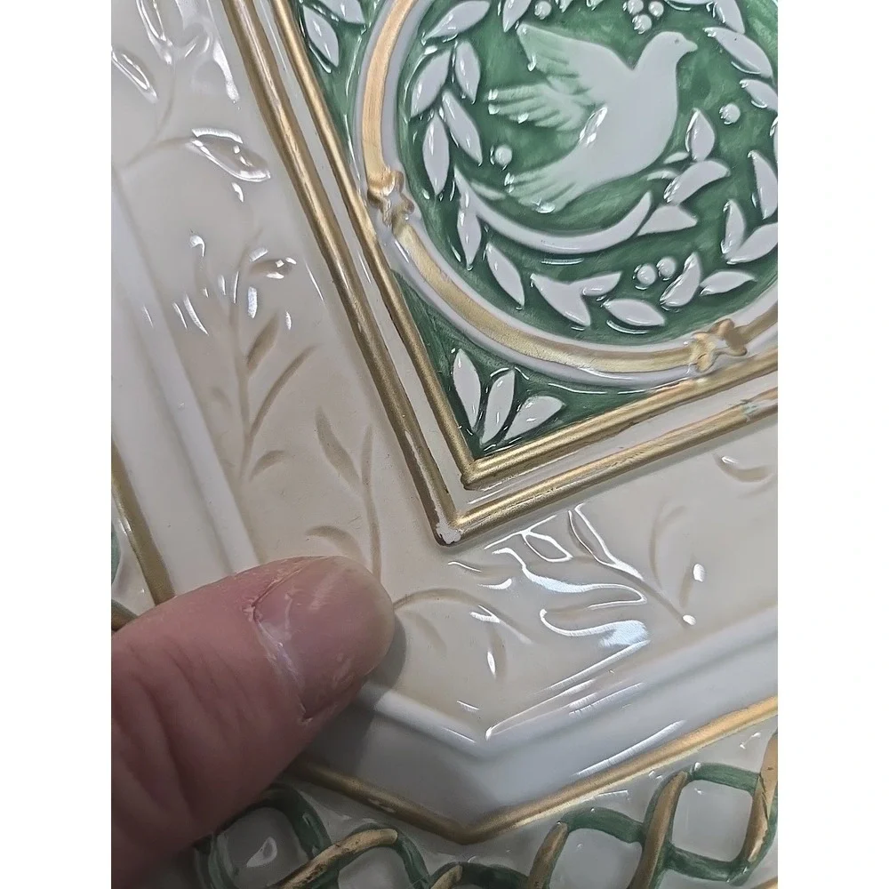 Fitz & Floyd Gregorian Collection Serving Platter 9.5